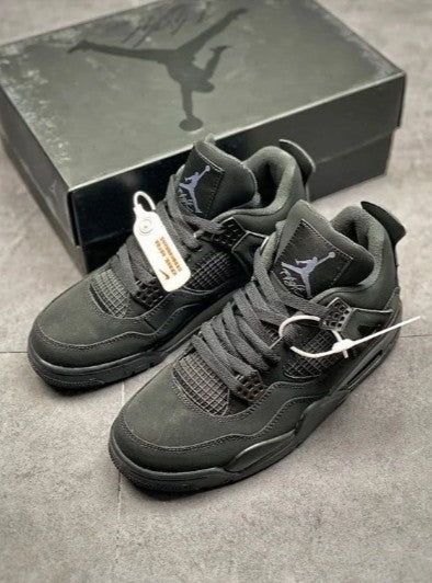 SEMI UA Air Jordan Retro 4 “Black Cat”