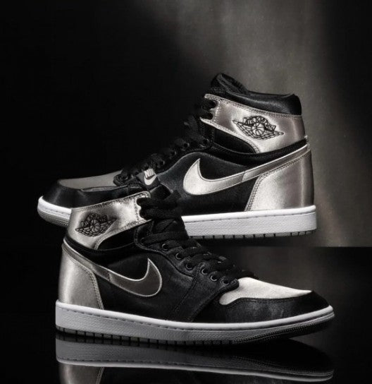 Nike Air Jordan Retro 1 High Satin Shadow Semi ua With og Box