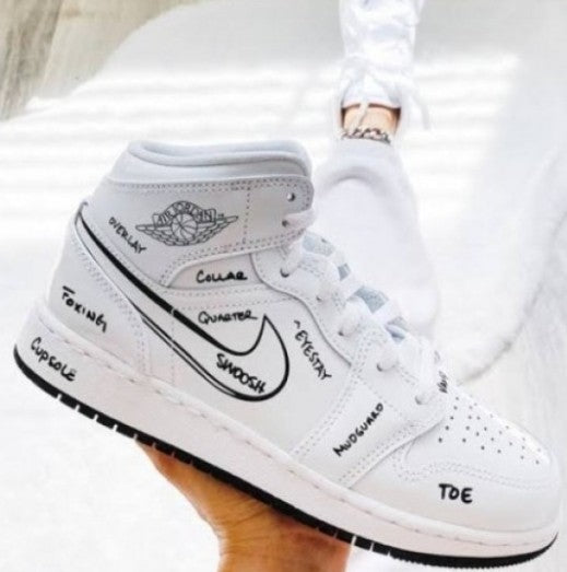 Nike Jordan Retro 1 Mid “Schematic”