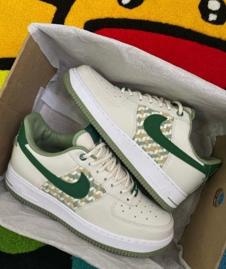 Nike Air Force 1 Nai Ke Bamboo Sail Gorge Green