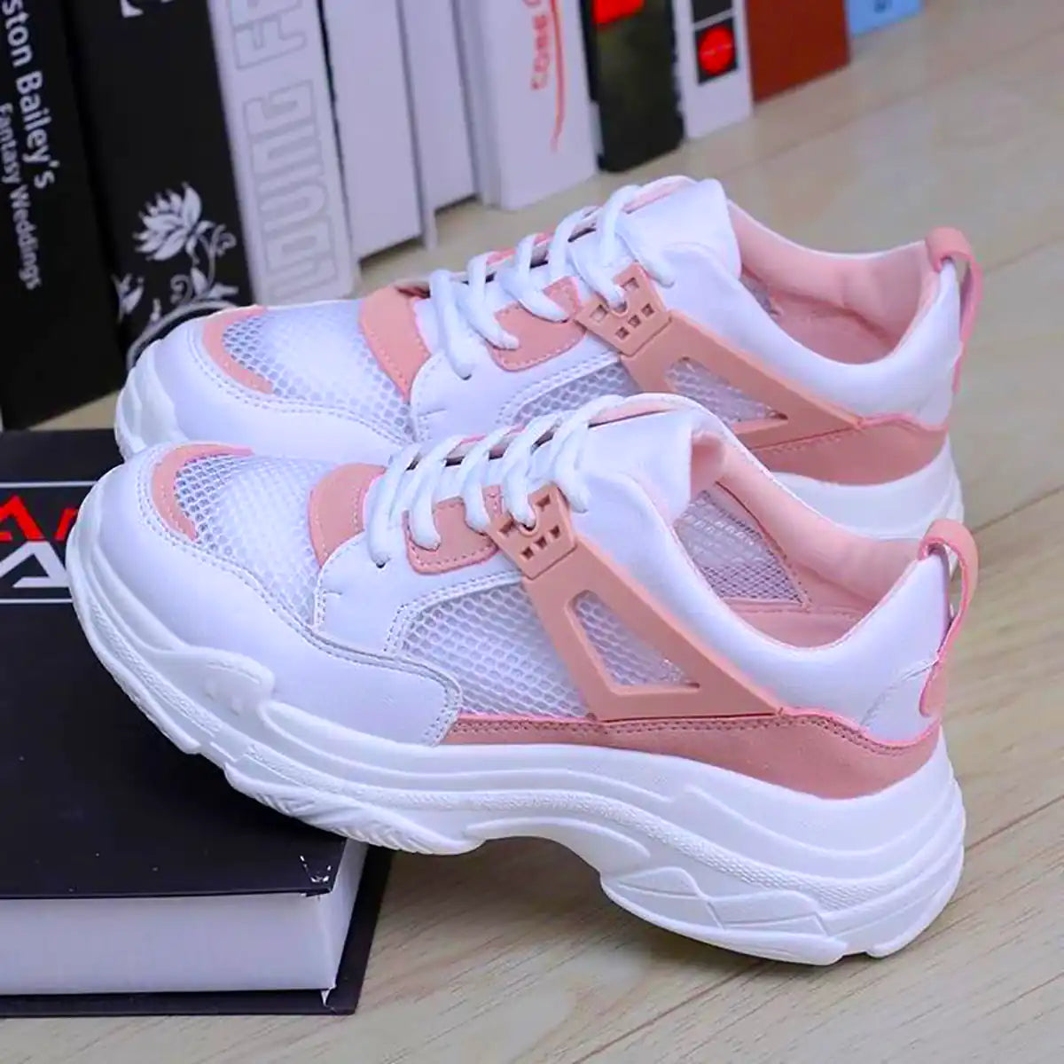 Blush Wave Sneakers