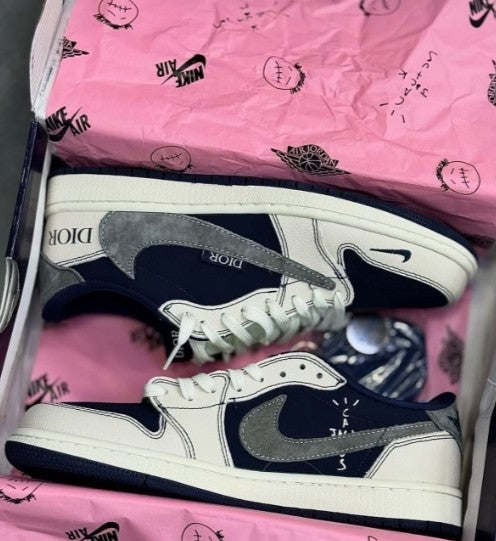 Dior x Air Jordan 1 High OG "Travis Scott Navy Blue