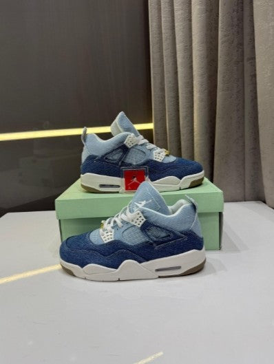 Air_Jordan Retro 4 Tex Denim Worn Blue