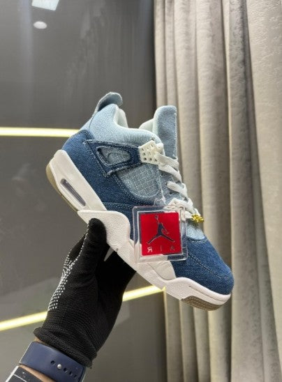Air_Jordan Retro 4 Tex Denim Worn Blue