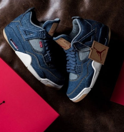 Air Jordan Retro 4 x Levi’s – Blue Denim
