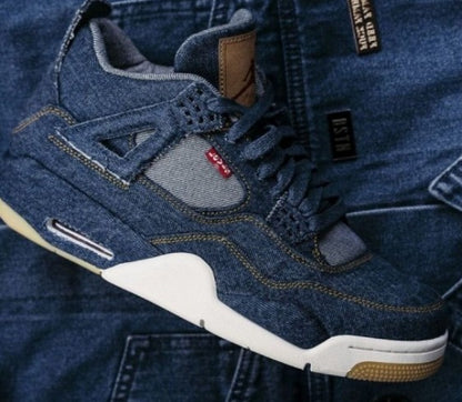 Air Jordan Retro 4 x Levi’s – Blue Denim