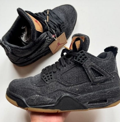 Air Jordan Retro 4 x Levi’s Black Denim
