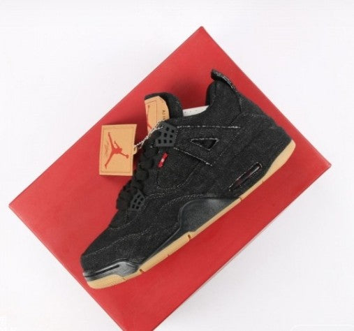 Air Jordan Retro 4 x Levi’s Black Denim