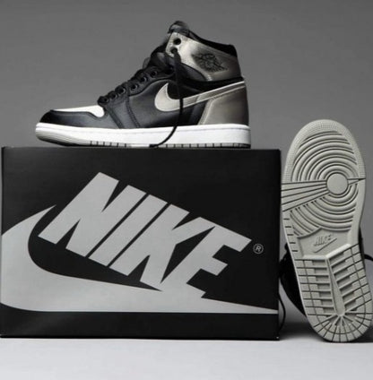 Nike Air Jordan Retro 1 High Satin Shadow Semi ua With og Box