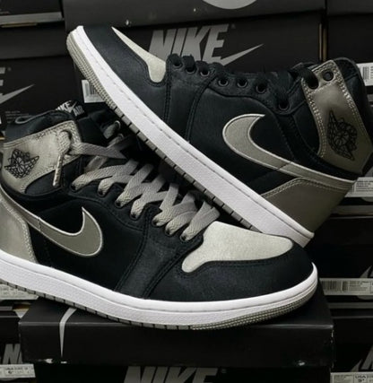Nike Air Jordan Retro 1 High Satin Shadow Semi ua With og Box