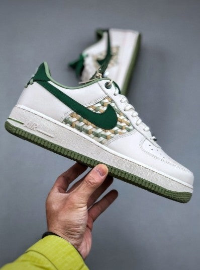 Nike Air Force 1 Nai Ke Bamboo Sail Gorge Green