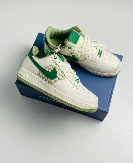 Nike Air Force 1 Nai Ke Bamboo Sail Gorge Green