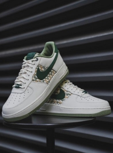 Nike Air Force 1 Nai Ke Bamboo Sail Gorge Green