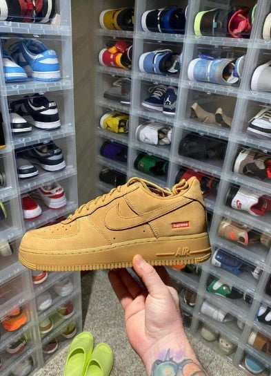 Nike Air Force 1 Low x Supreme Wheat Flax Brown