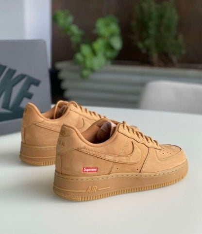 Nike Air Force 1 Low x Supreme Wheat Flax Brown
